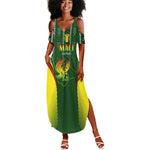 Mali Football Custom Summer Maxi Dress Eagles Of Mali Rising LT15