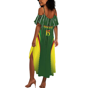 Mali Football Custom Summer Maxi Dress Eagles Of Mali Rising LT15