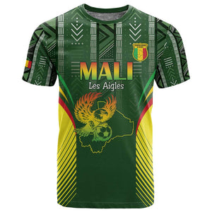 Mali Football Custom T shirt Eagles Of Mali Rising - African Pride