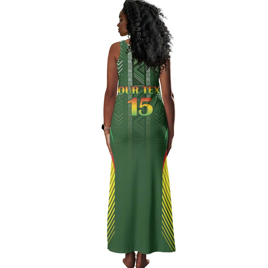 Mali Football Custom Tank Maxi Dress Eagles Of Mali Rising - African Pride
