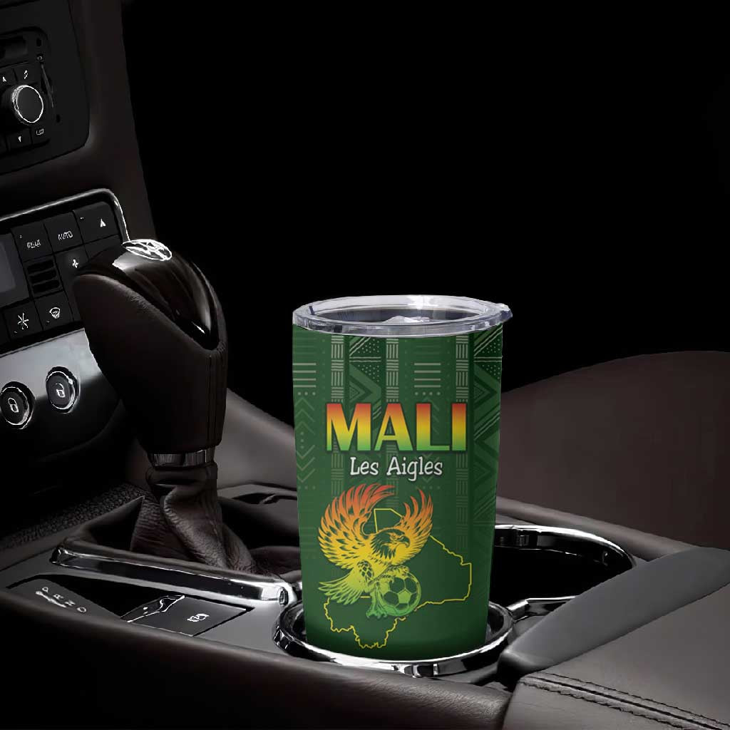 Mali Football Custom Tumbler Cup Eagles Of Mali Rising - African Pride