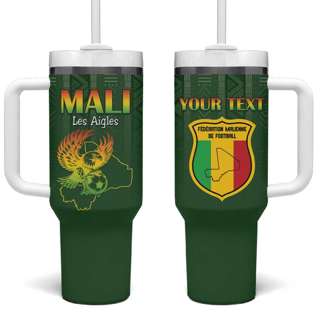 Mali Football Custom Tumbler With Handle Eagles Of Mali Rising - African Pride