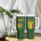 Mali Football Custom Tumbler With Handle Eagles Of Mali Rising - African Pride