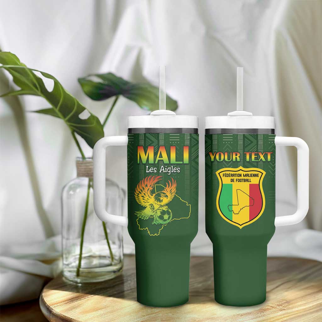 Mali Football Custom Tumbler With Handle Eagles Of Mali Rising - African Pride