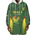 Mali Football Custom Wearable Blanket Hoodie Eagles Of Mali Rising - African Pride