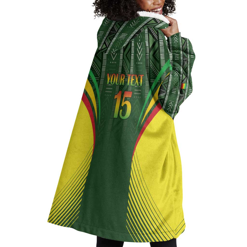 Mali Football Custom Wearable Blanket Hoodie Eagles Of Mali Rising - African Pride