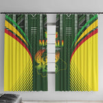 Mali Football Window Curtain Eagles Of Mali Rising - African Pride