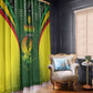 Mali Football Window Curtain Eagles Of Mali Rising - African Pride