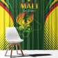 Mali Football Window Curtain Eagles Of Mali Rising - African Pride