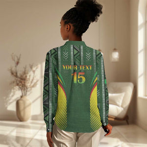 Mali Football Custom Women Casual Shirt Eagles Of Mali Rising - African Pride