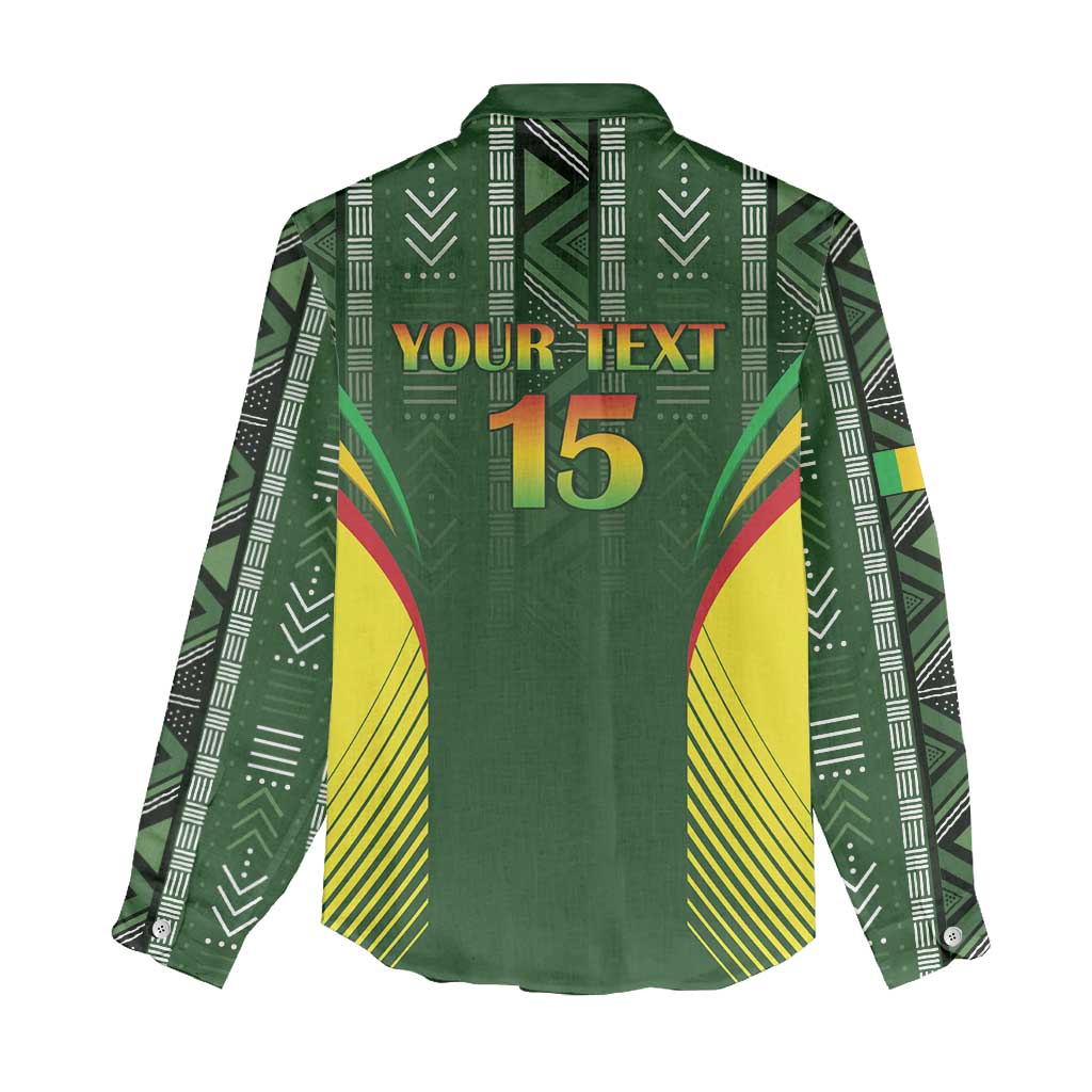 Mali Football Custom Women Casual Shirt Eagles Of Mali Rising - African Pride