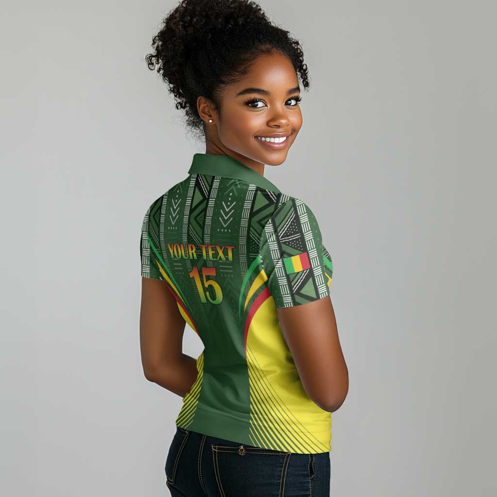 Mali Football Custom Women Polo Shirt Eagles Of Mali Rising LT15