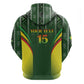 Mali Football Custom Zip Hoodie Eagles Of Mali Rising - African Pride