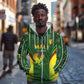 Mali Football Custom Zip Hoodie Eagles Of Mali Rising - African Pride