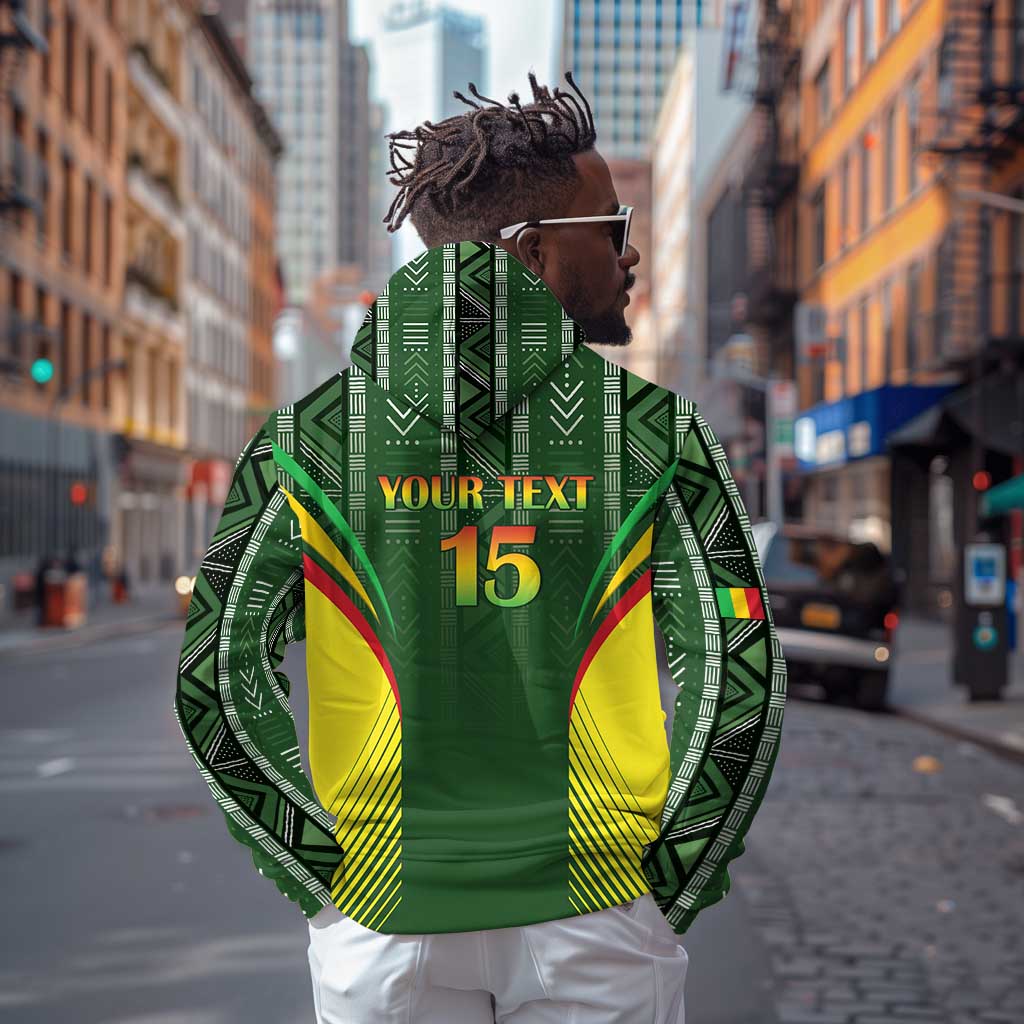 Mali Football Custom Zip Hoodie Eagles Of Mali Rising - African Pride