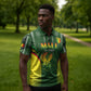 Custom Mali Football Zipper Polo Shirt Go Champions Les Aigles