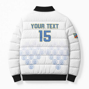 Custom DR Congo Football Bomber Puffer Jacket Road To Champions