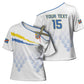 Custom DR Congo Football Cross Shoulder Shirt Road To Champions
