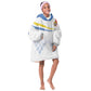 DR Congo Football Custom Kid Wearable Blanket Hoodie Leopards To The Top - African Pride