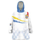DR Congo Football Custom Kid Wearable Blanket Hoodie Leopards To The Top - African Pride