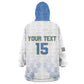 DR Congo Football Custom Kid Wearable Blanket Hoodie Leopards To The Top - African Pride