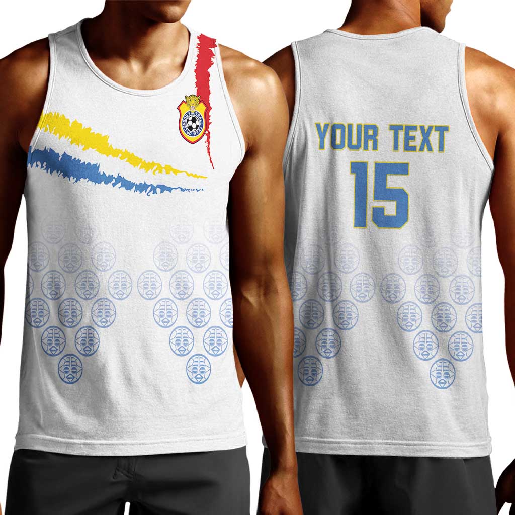 DR Congo Football Custom Men Tank Top Leopards To The Top - African Pride