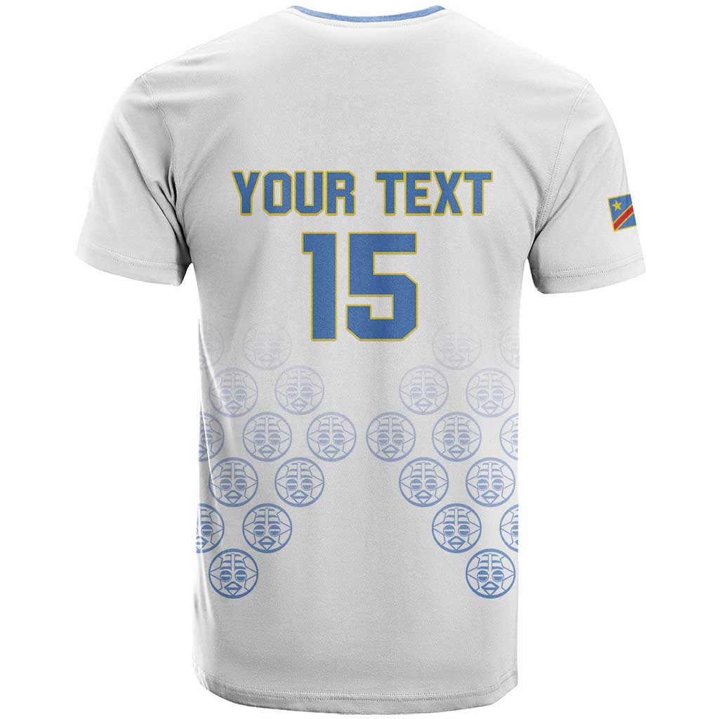 DR Congo Football Custom T shirt Leopards To The Top - African Pride