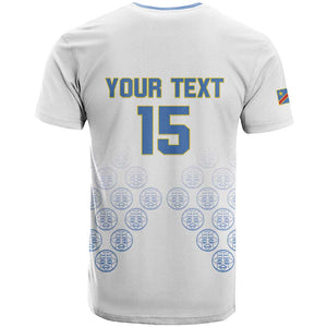 DR Congo Football Custom T shirt Leopards To The Top - African Pride