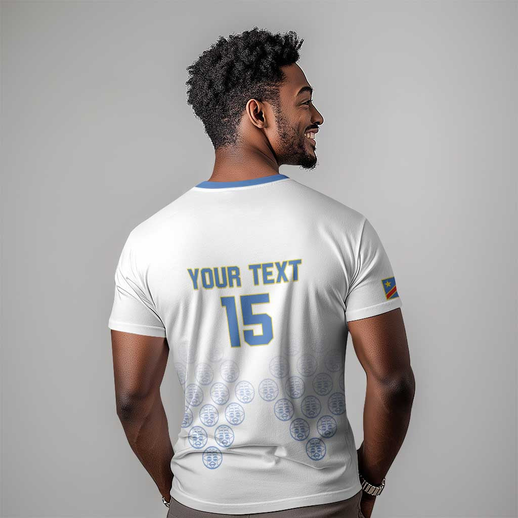 DR Congo Football Custom T shirt Leopards To The Top - African Pride