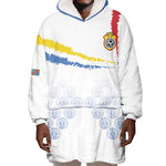 DR Congo Football Custom Wearable Blanket Hoodie Leopards To The Top - African Pride