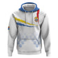 DR Congo Football Custom Zip Hoodie Leopards To The Top - African Pride