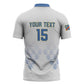 Custom DR Congo Football Zipper Polo Shirt Road To Champions
