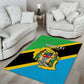 Personalised Afro Tanzania Area Rug Happy Union Day