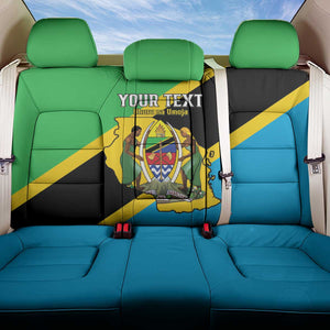 Personalised Afro Tanzania Back Car Seat Cover Happy Union Day