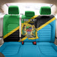 Personalised Afro Tanzania Back Car Seat Cover Happy Union Day
