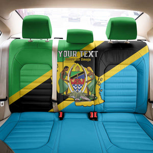Personalised Afro Tanzania Back Car Seat Cover Happy Union Day