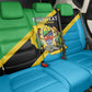 Personalised Afro Tanzania Back Car Seat Cover Happy Union Day