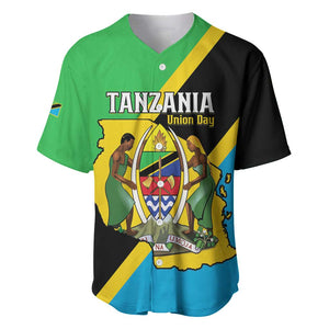 Personalised Afro Tanzania Baseball Jersey Happy Union Day