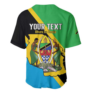 Personalised Afro Tanzania Baseball Jersey Happy Union Day