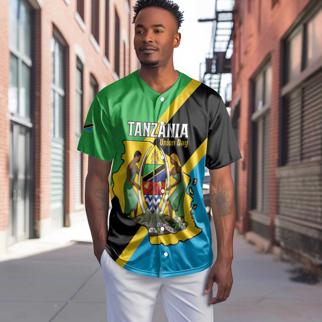 Personalised Afro Tanzania Baseball Jersey Happy Union Day