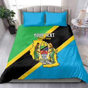 Personalised Afro Tanzania Bedding Set Happy Union Day