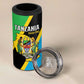 Personalised Afro Tanzania 4 in 1 Can Cooler Tumbler Happy Union Day