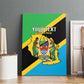 Personalised Afro Tanzania Canvas Wall Art Happy Union Day