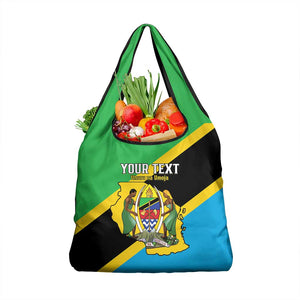Personalised Afro Tanzania Grocery Bag Happy Union Day