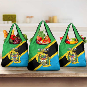 Personalised Afro Tanzania Grocery Bag Happy Union Day