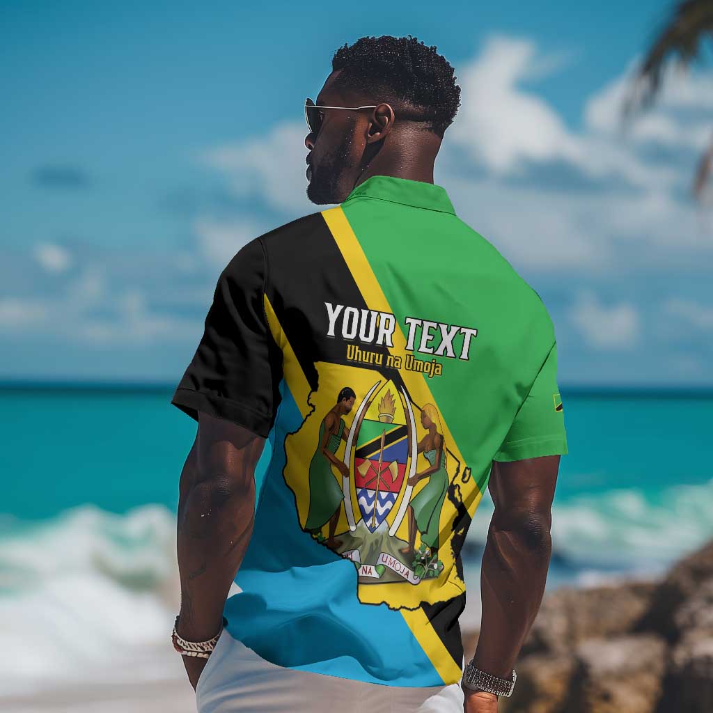 Personalised Afro Tanzania Hawaiian Shirt Happy Union Day