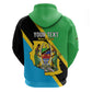 Personalised Afro Tanzania Hoodie Happy Union Day