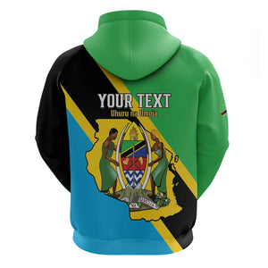 Personalised Afro Tanzania Hoodie Happy Union Day