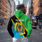 Personalised Afro Tanzania Hoodie Happy Union Day