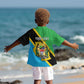 Personalised Afro Tanzania Kid Hawaiian Shirt Happy Union Day